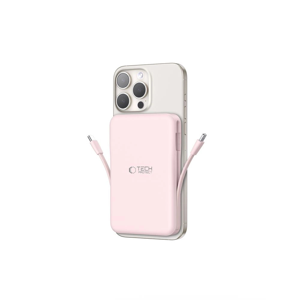Powerbank Tech-Protect PB31 LifeMag MagSafe 10000 mAh - pink_1