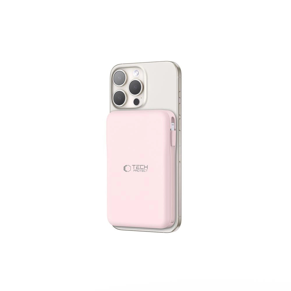 Powerbank Tech-Protect PB31 LifeMag MagSafe 10000 mAh - pink_2