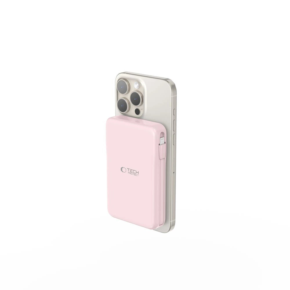 Powerbank Tech-Protect PB31 LifeMag MagSafe 10000 mAh - pink_3