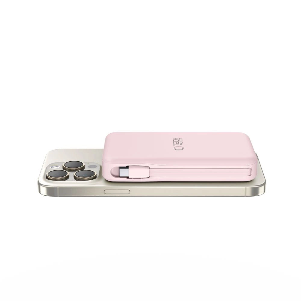 Powerbank Tech-Protect PB31 LifeMag MagSafe 10000 mAh - pink_4