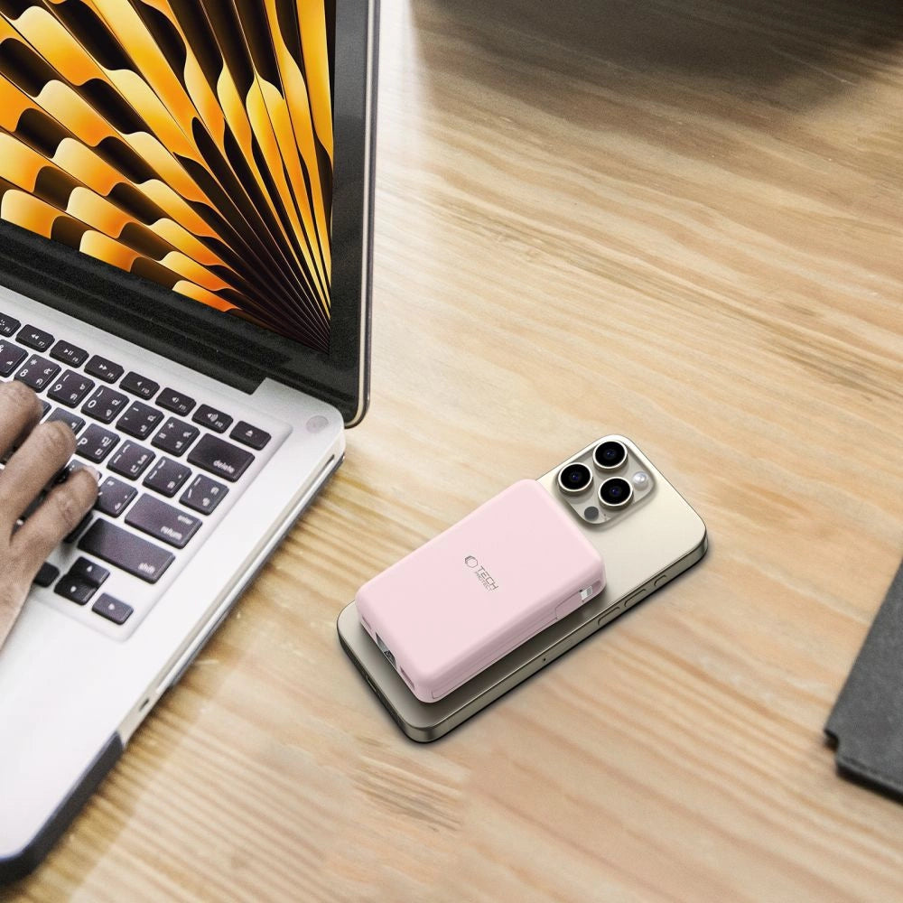 Powerbank Tech-Protect PB31 LifeMag MagSafe 10000 mAh - pink_8