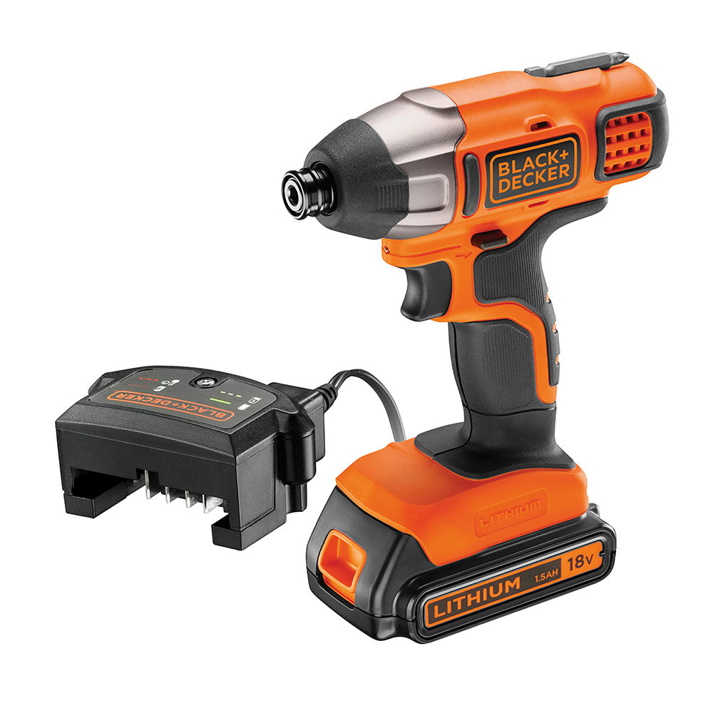 Aparafusadora de impacto 18v 1/4 bdcim18d1a-qw black & decker "_0