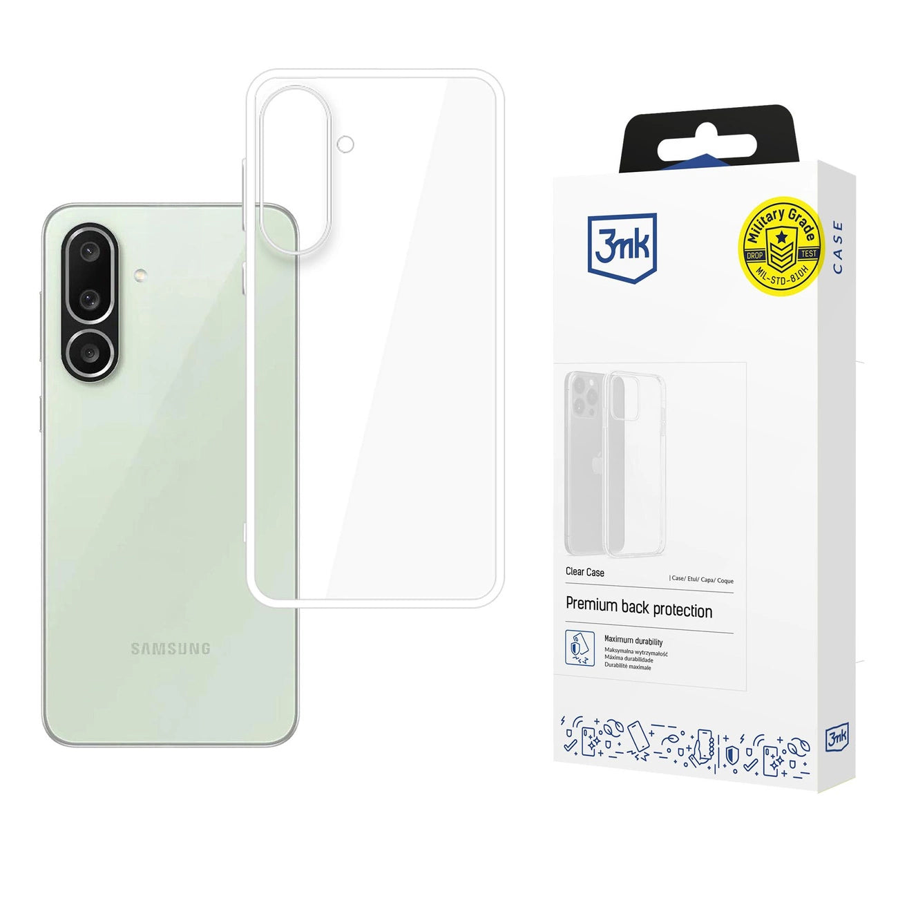 3mk Clear Case for Samsung Galaxy M56 - transparent_0