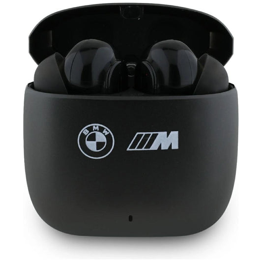 BMW M Metal M Logo Print ANC-ENC TWS Bluetooth Headphones - Black_0