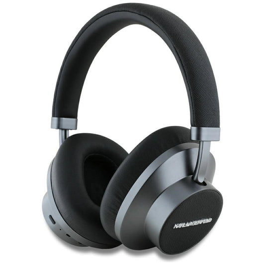 Karl Lagerfeld Saffiano Elongated Bluetooth ANC On-Ear Headphones - Black_0