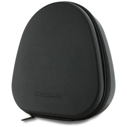 Karl Lagerfeld Saffiano Elongated Bluetooth ANC On-Ear Headphones - Black_4