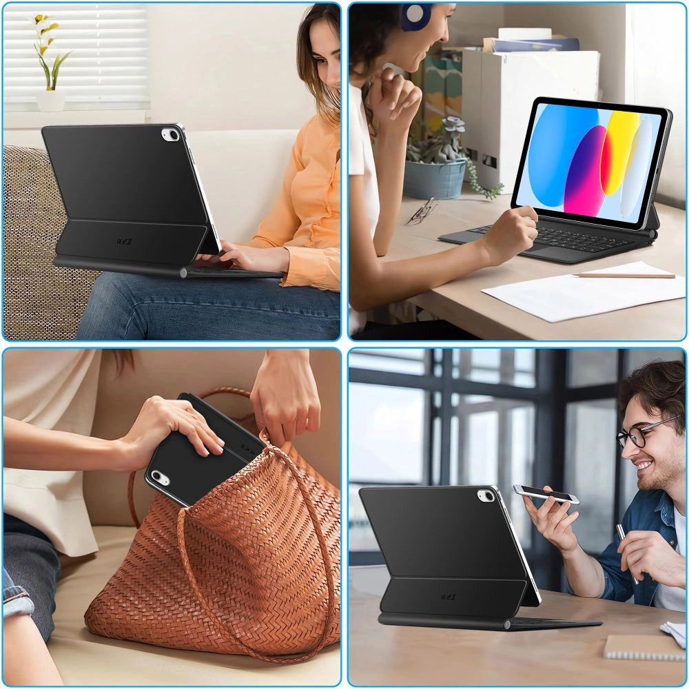 Tech-Protect Smartcase Magnetic with Keyboard for iPad 10.9” 2022 / iPad 11” 2025 - Black_10