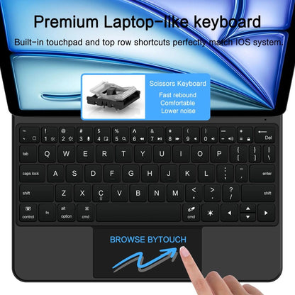 Tech-Protect Smartcase Magnetic with Keyboard for iPad Air 10.9” 2020 / 2022 / iPad Air 11” 2024 / 2025 - Black_6