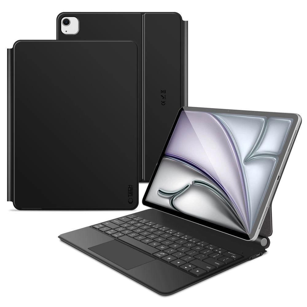 Tech-Protect Smartcase Magnetic with Keyboard for iPad Pro 12.9” 2020 / 2021 / 2022 / iPad Air 13” 2024 / 2025 - Black_0