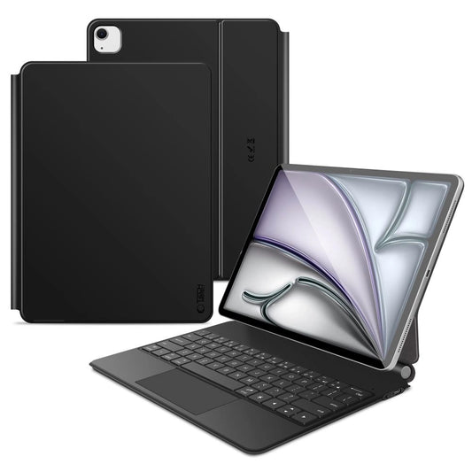 Tech-Protect Smartcase Magnetic with Keyboard for iPad Pro 12.9” 2020 / 2021 / 2022 / iPad Air 13” 2024 / 2025 - Black_0