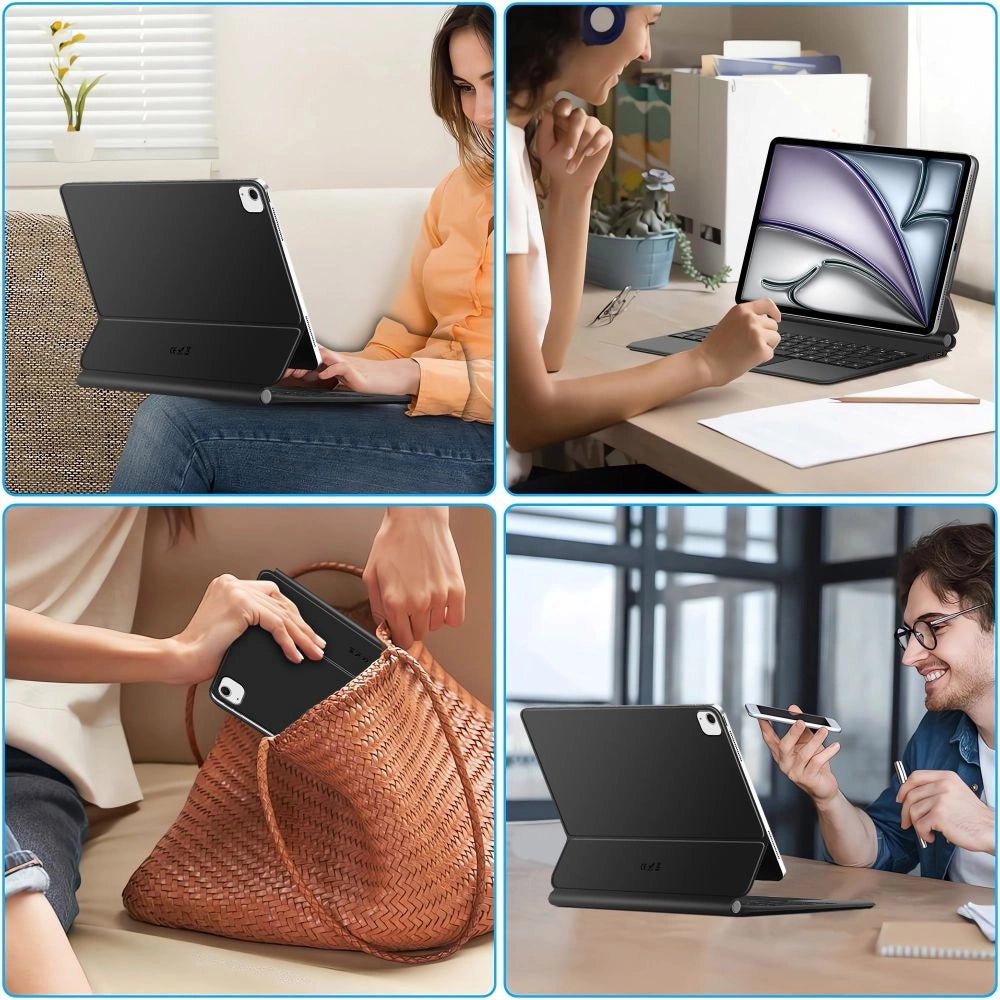 Tech-Protect Smartcase Magnetic with Keyboard for iPad Pro 12.9” 2020 / 2021 / 2022 / iPad Air 13” 2024 / 2025 - Black_10