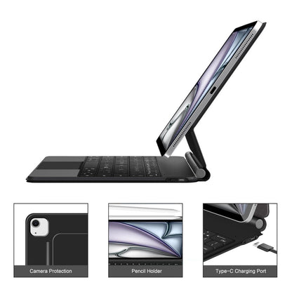 Tech-Protect Smartcase Magnetic with Keyboard for iPad Pro 12.9” 2020 / 2021 / 2022 / iPad Air 13” 2024 / 2025 - Black_7