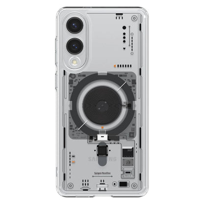 Spigen Ultra Hybrid Mag Case with MagSafe for Samsung Galaxy S25 Edge with Print - Transparent_1