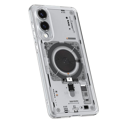 Spigen Ultra Hybrid Mag Case with MagSafe for Samsung Galaxy S25 Edge with Print - Transparent_6