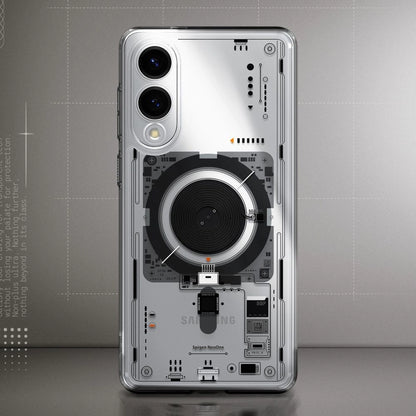 Spigen Ultra Hybrid Mag Case with MagSafe for Samsung Galaxy S25 Edge with Print - Transparent_7