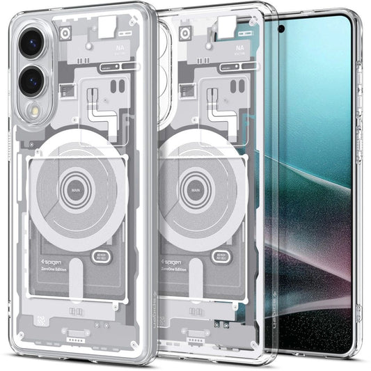 Spigen Ultra Hybrid Mag Case with MagSafe for Samsung Galaxy S25 Edge with Print - White_0