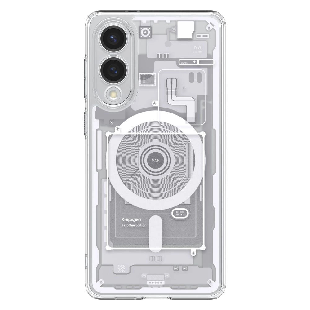 Spigen Ultra Hybrid Mag Case with MagSafe for Samsung Galaxy S25 Edge with Print - White_1