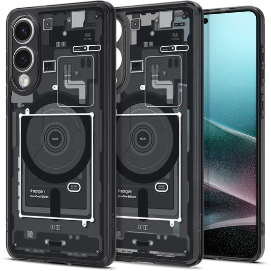 Spigen Ultra Hybrid Mag Case with MagSafe for Samsung Galaxy S25 Edge with Print - Black_0