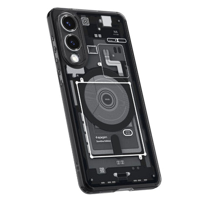 Spigen Ultra Hybrid Mag Case with MagSafe for Samsung Galaxy S25 Edge with Print - Black_6