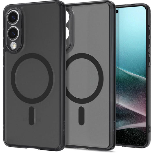 Spigen Ultra Hybrid Mag Case with MagSafe for Samsung Galaxy S25 Edge - Black Translucent_0