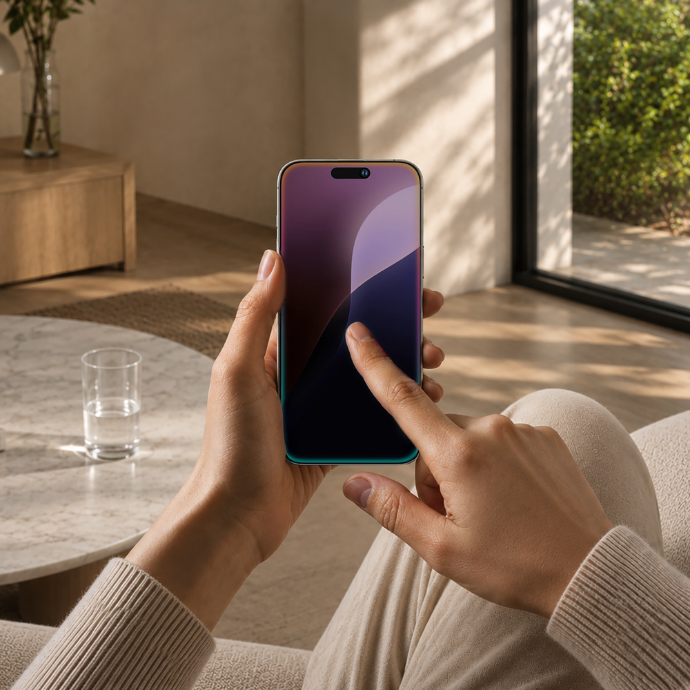 AmazingThing Radix Privacy Glass Privacy Tempered Glass for iPhone 16 Pro_14