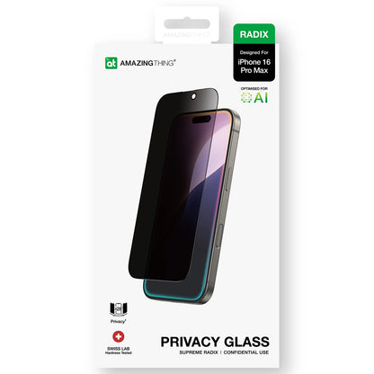 AmazingThing Radix Privacy Glass Privacy Tempered Glass for iPhone 16 Pro Max_10