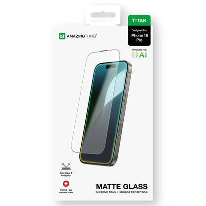 AmazingThing Titan Matte Glass tempered glass for iPhone 16 Pro_11