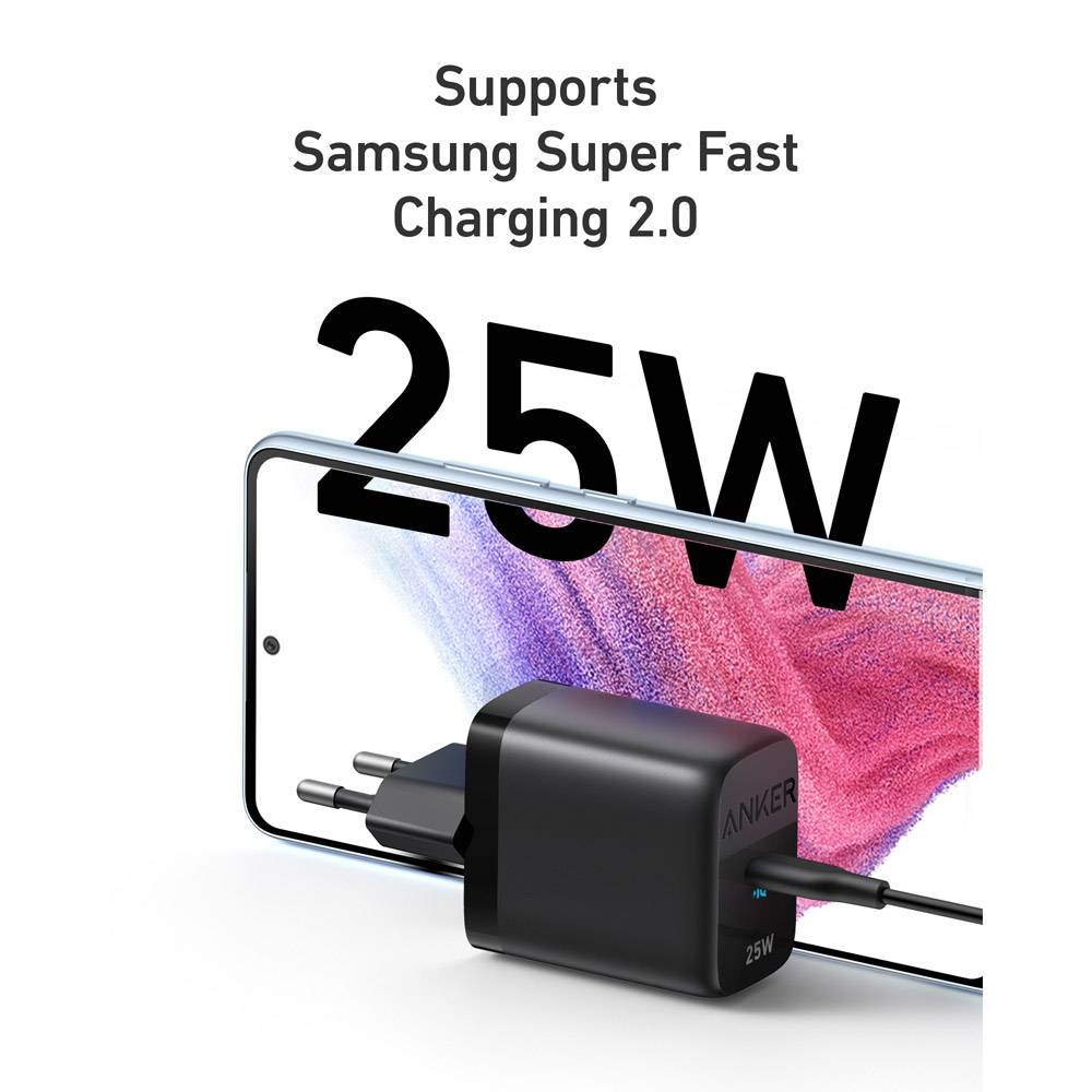 Anker 312 Charger Auriculares / Auriculares Preto / Smartphone / Reloj Inteligente / Tableta