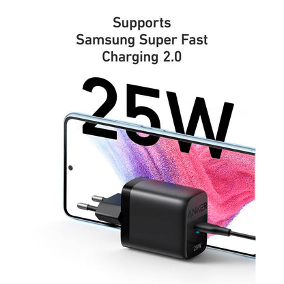 Anker 312 Charger Auriculares / Auriculares Preto / Smartphone / Reloj Inteligente / Tableta