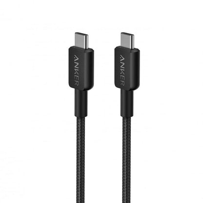 Cabo USB Anker 322 USB C 1,8 m Preto
