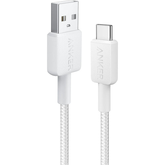 Cabo USB Anker A81H5G21 0,9 m USB A / USB C / Branco