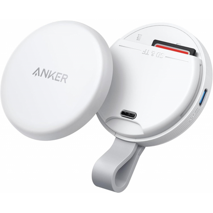 Leitor de Cartões USB-C Anker MagGo SD microSD Branco
