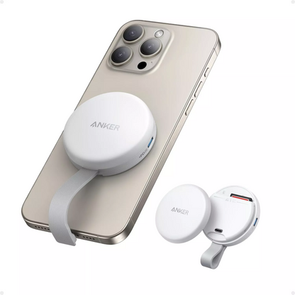 Leitor de Cartões USB-C Anker MagGo SD microSD Branco