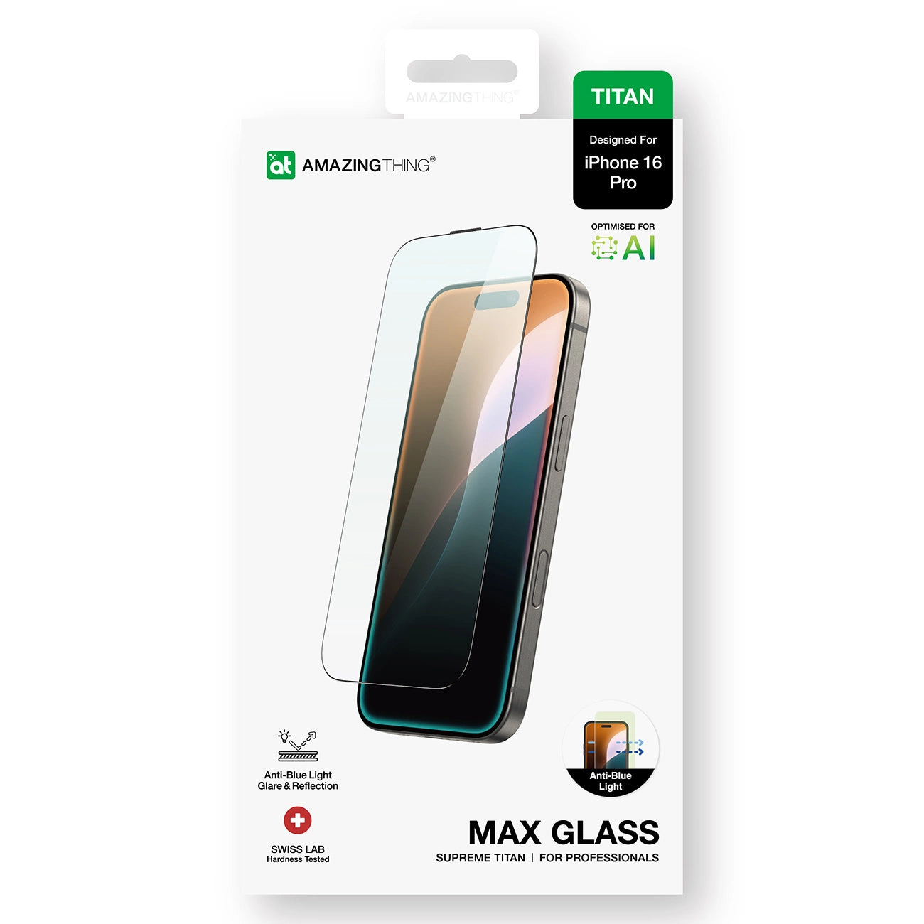 AmazingThing Titan Max Tempered Glass for iPhone 16 Pro_11