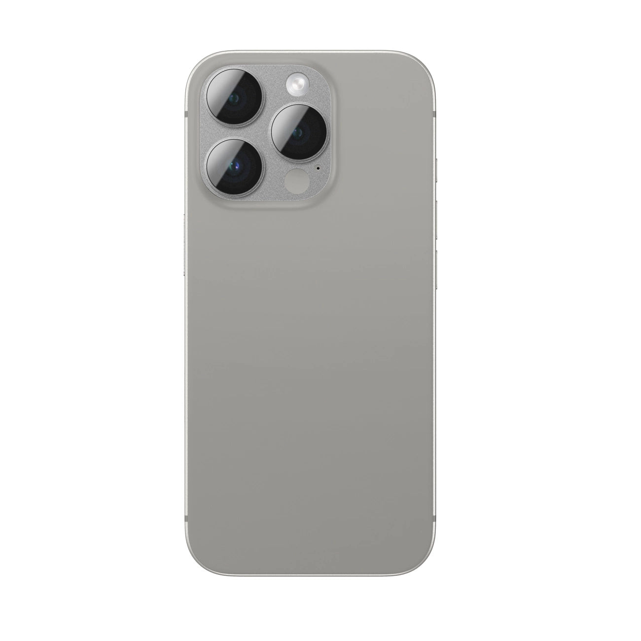 AmazingThing Aviation-Grade Alloy Tempered Glass Lens for iPhone 16 Pro / 16 Pro Max Camera Lens - Gray_1
