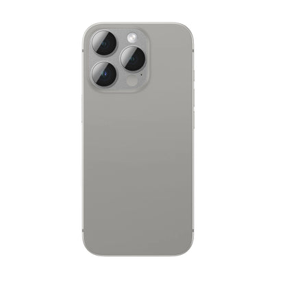 AmazingThing Aviation-Grade Alloy Tempered Glass Lens for iPhone 16 Pro / 16 Pro Max Camera Lens - Gray_1
