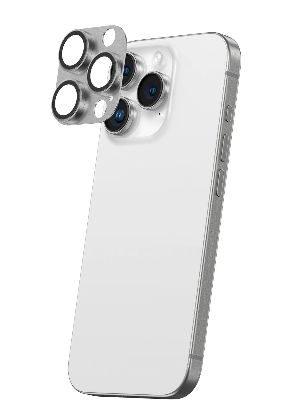 AmazingThing Aviation-Grade Alloy Tempered Glass Lens for iPhone 16 Pro / 16 Pro Max Camera Lens - Gray_3