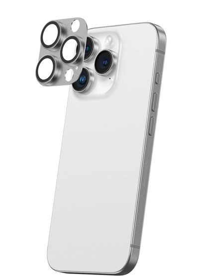AmazingThing Aviation-Grade Alloy Tempered Glass Lens for iPhone 16 Pro / 16 Pro Max Camera Lens - Gray_3