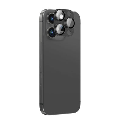 AmazingThing Aviation-Grade Alloy Tempered Glass Lens for iPhone 16 Pro / 16 Pro Max Camera Lens - Black_0