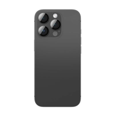 AmazingThing Aviation-Grade Alloy Tempered Glass Lens for iPhone 16 Pro / 16 Pro Max Camera Lens - Black_1