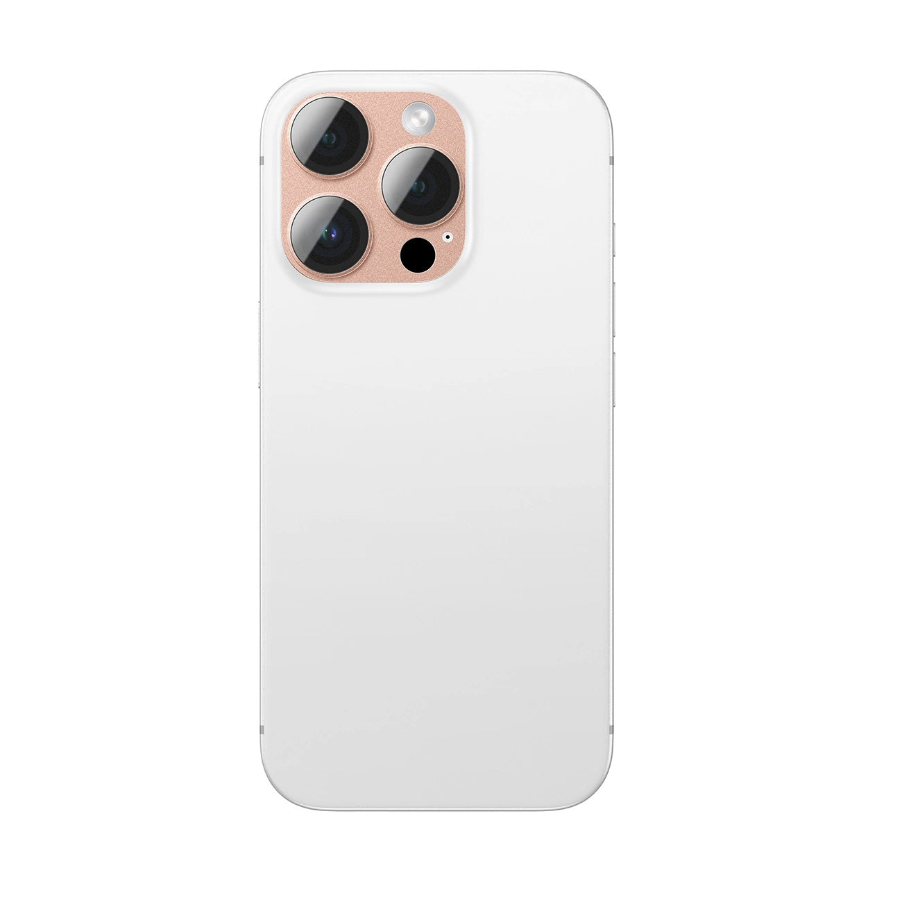 AmazingThing Aviation-Grade Alloy Tempered Glass Lens for iPhone 16 Pro / 16 Pro Max Camera Lens - Rose Gold_1