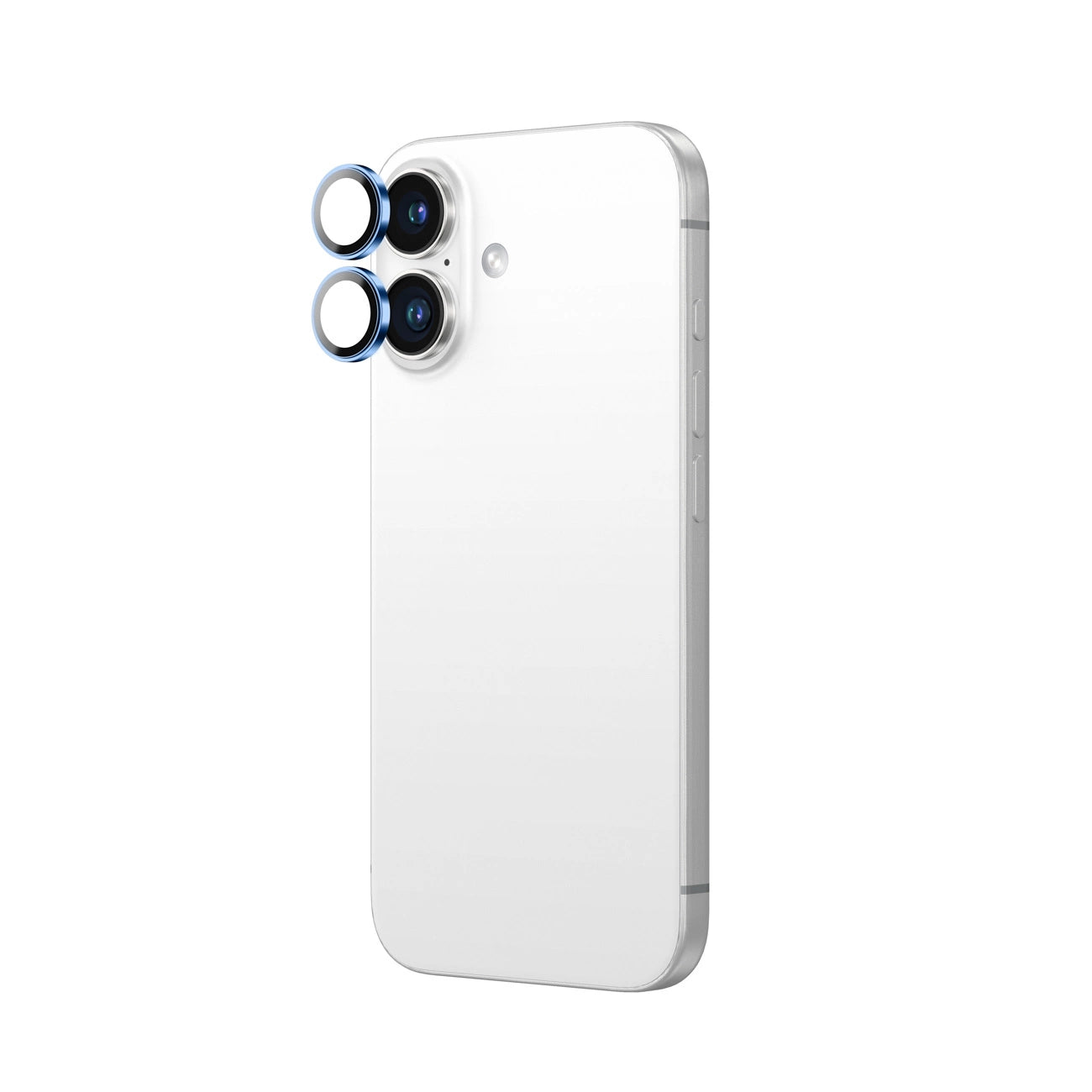 AmazingThing AR Aluminum 2 Lens Glass with Camera Lens Frame for iPhone 16 / 16 Plus - Blue_2