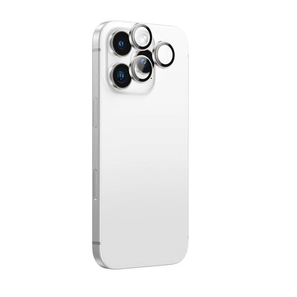 AmazingThing AR Aluminum 3 Lens Glass with Camera Lens Frame for iPhone 16 Pro / 16 Pro Max - Silver_0