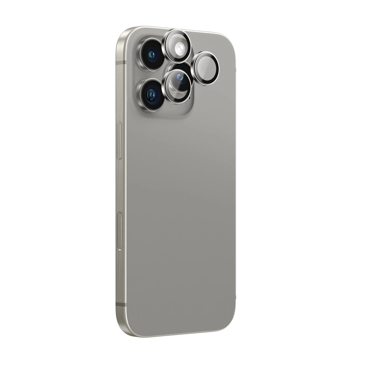 AmazingThing AR Aluminum 3 Lens Glass with Camera Lens Frame for iPhone 16 Pro / 16 Pro Max - Gray_0