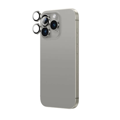AmazingThing AR Aluminum 3 Lens Glass with Camera Lens Frame for iPhone 16 Pro / 16 Pro Max - Gray_2