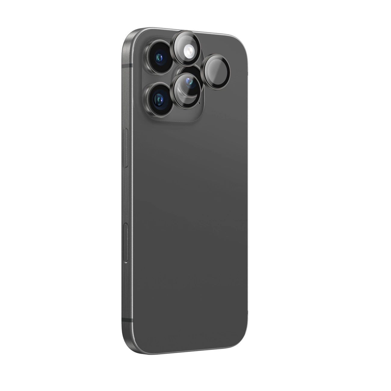 AmazingThing AR Aluminum 3 Lens Glass with Camera Lens Frame for iPhone 16 Pro / 16 Pro Max - Black_0