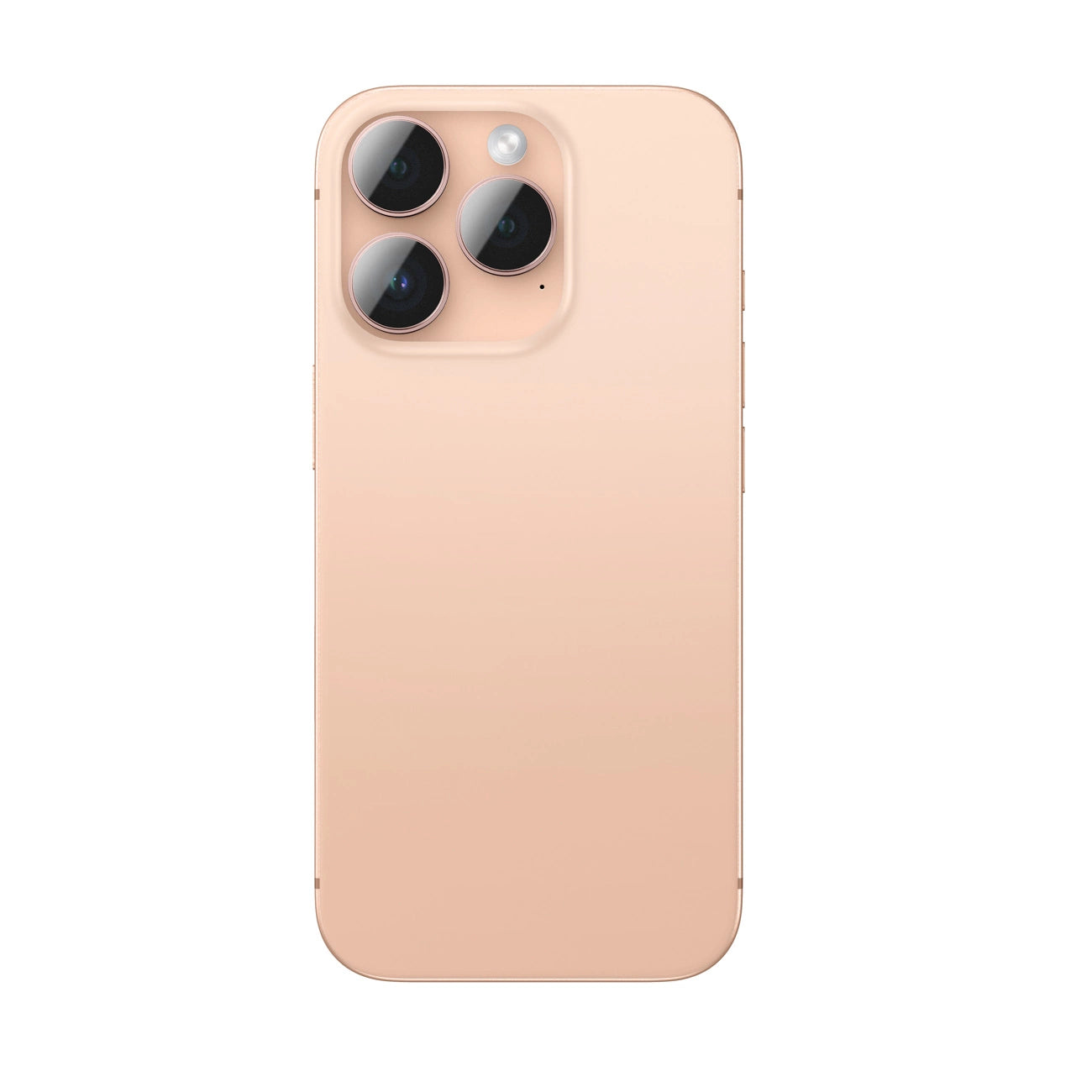 AmazingThing AR Aluminum 3 Lens Glass with Camera Lens Frame for iPhone 16 Pro / 16 Pro Max - Rose Gold_1