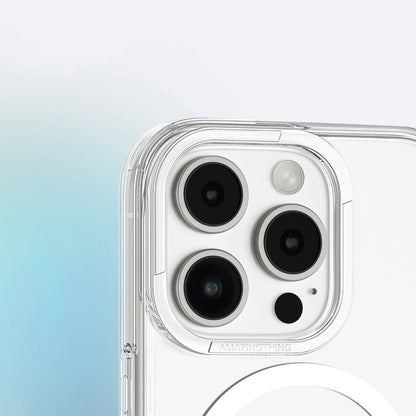 AmazingThing Minimal Mag Case with Magnetic Ring for iPhone 16 Pro - Transparent_9