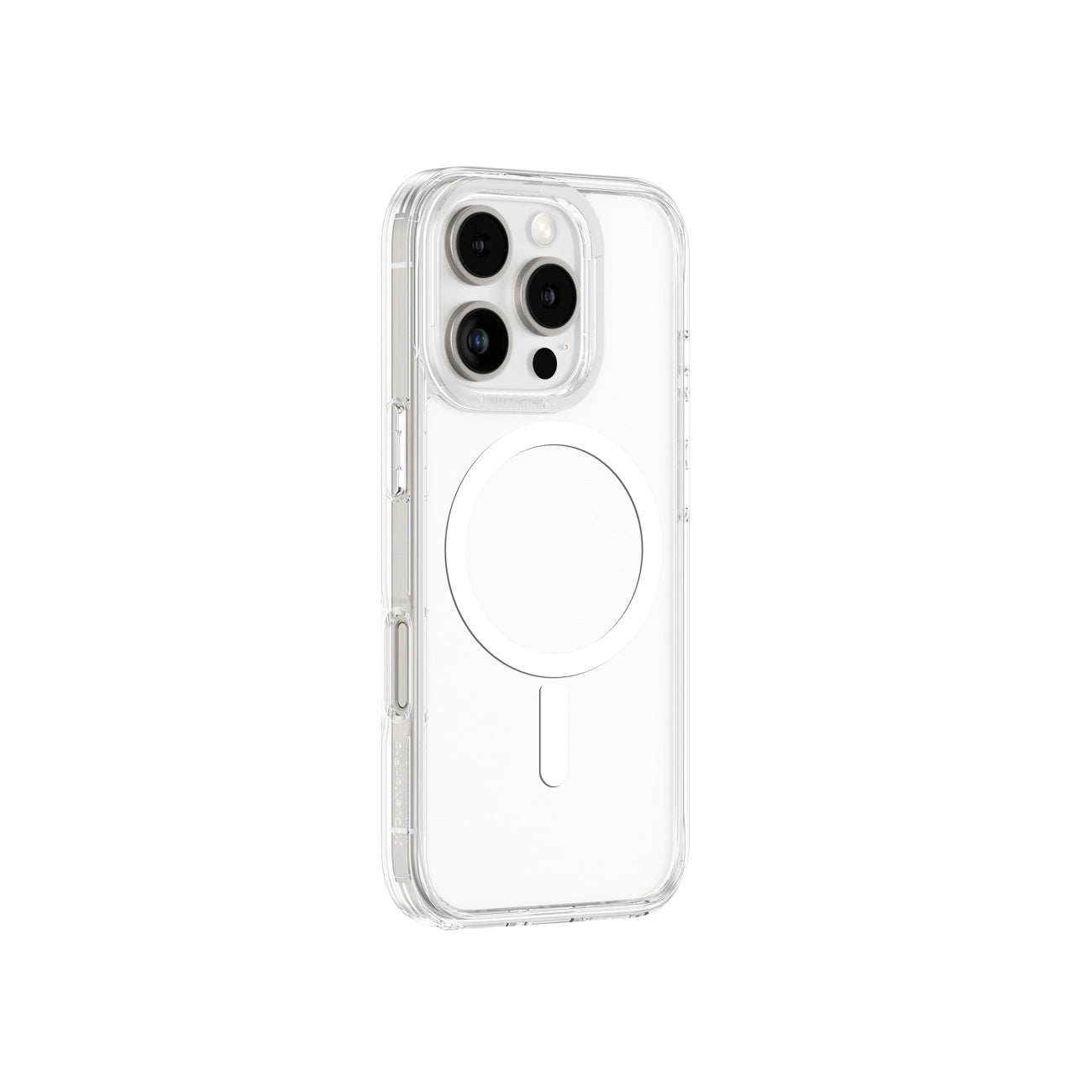 AmazingThing Minimal Mag Case with Magnetic Ring for iPhone 16 Pro - Transparent_1