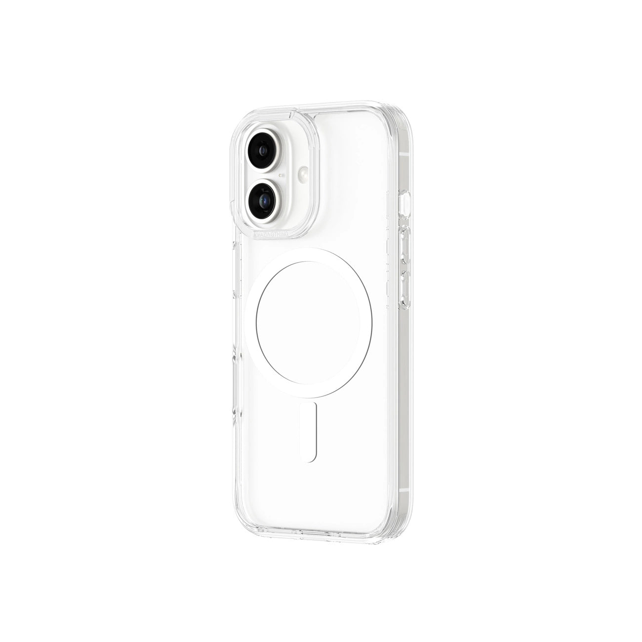 AmazingThing Minimal Mag Case with Magnetic Ring for iPhone 16 - Transparent_2